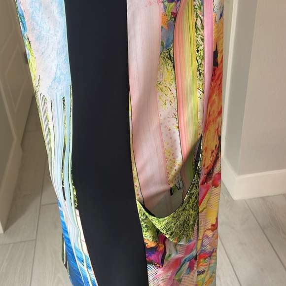 Clover Canyon Tropical Print Sleeveless Sheath Dress Size S - Picture 9 of 11